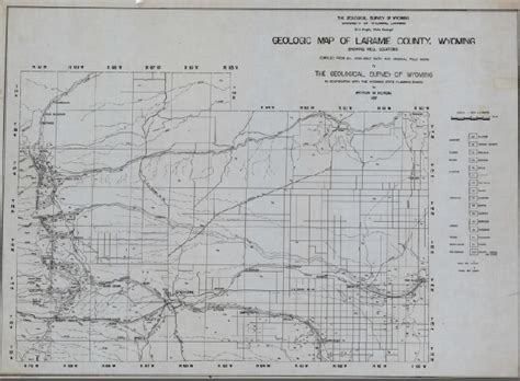 Geologic Map of Laramie County, Wyoming (1937) - WSGS Product Sales & Free Downloads