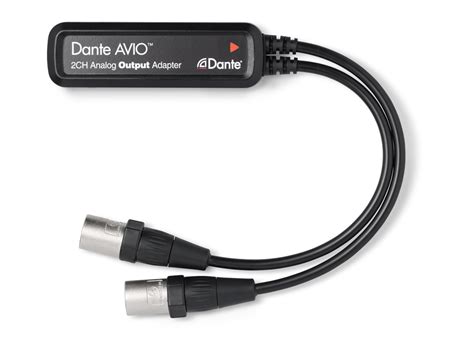 Dante AVIO Analog 2 Ch Output Adapter - Midiaudio