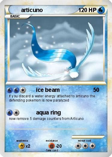 Pokémon articuno 256 256 - ice beam - My Pokemon Card