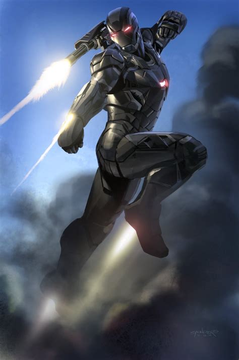 Marvel Releases New Concept Art Of Ant-Man And War Machine For Captain ...