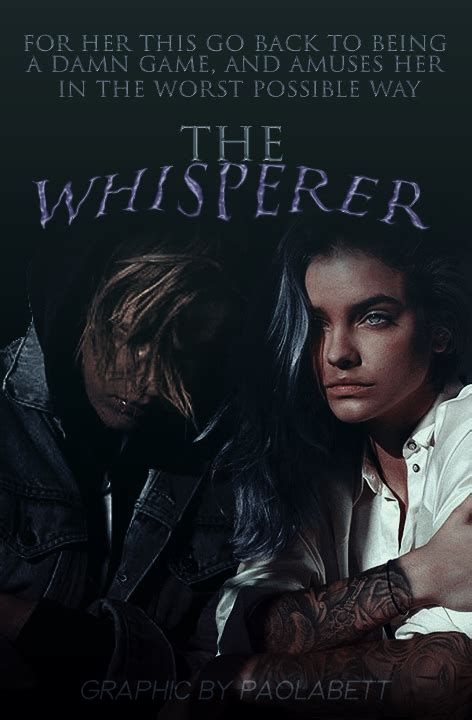 The whisperer // Book Cover by dearnone on DeviantArt