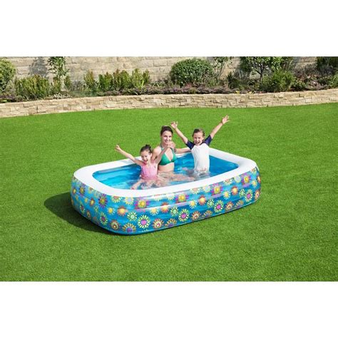 Bestway Family Deep Inflatable Rectangular Above Ground Pool | The Best ...