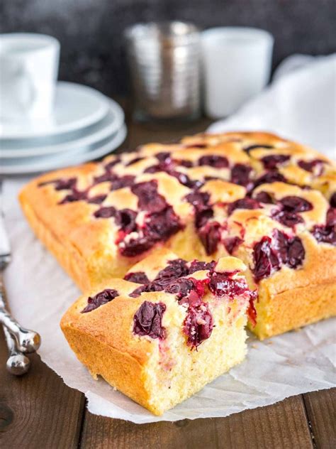 Easy Cherry Cake Recipe from Scratch | Plated Cravings