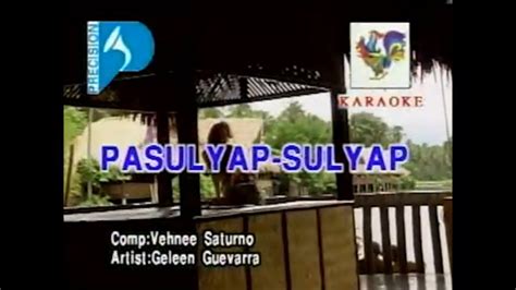 Pasulyap Sulyap ~ KARAOKE ~ Tootsie Guevarra - YouTube