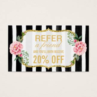 Referral Business Cards & Templates | Zazzle