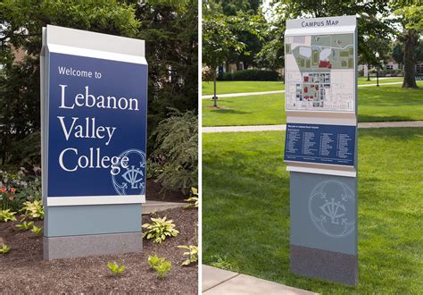 Lebanon Valley College's new sign system - Cloud Gehshan