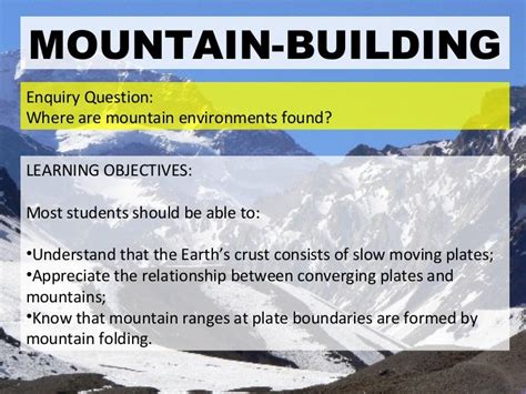 Mountain Building