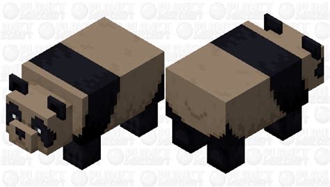 Brown Panda Minecraft Mob Skin