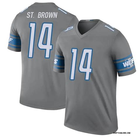 Amon-Ra St. Brown Jerseys | Detroit Lions Amon-Ra St. Brown Jerseys ...