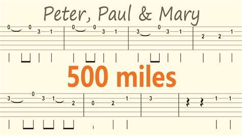 500 Miles Guitar Chords