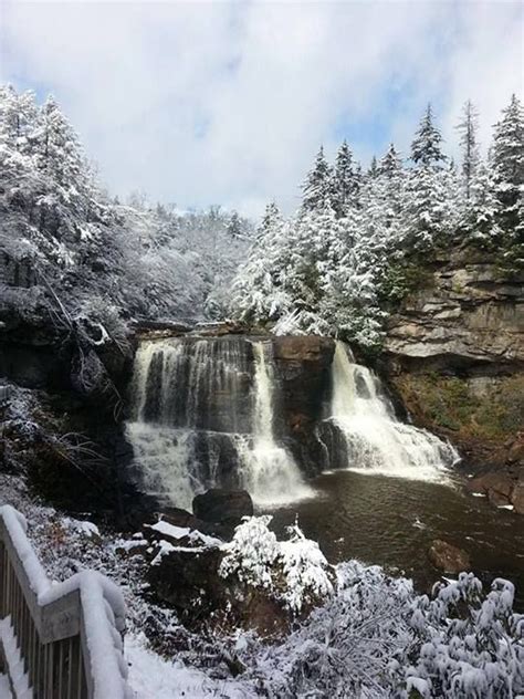 First snow - Blackwater Falls State Park in WV by Tracy Markley Runyan ...