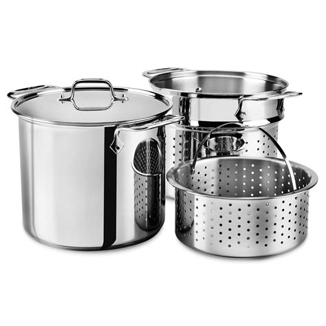 All-Clad Multi-Function Stock Pot - 12-quart Stainless Steel – Cutlery ...