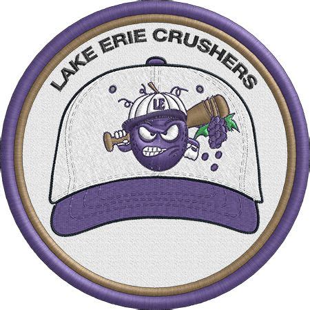 Lake Erie Crushers (grape) | Minor league baseball logos, Minor league baseball, Baseball logos