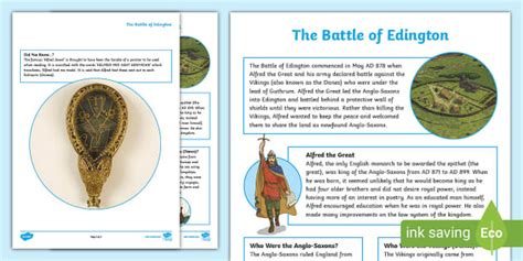 The Battle of Edington Fact File | History Learning Resource