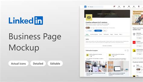 Linkedin Page Mockup (2022) | Figma