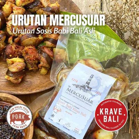 Jual Urutan Bali sosis Babi Mercusuar 300 gr - Makanan Bali - Krave Bali di Seller KRAVE BALI ...