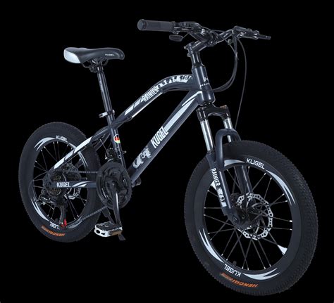 Kugel 20" Wheel Mountain Bike, with 21 Speed, Black/White - Walmart.com