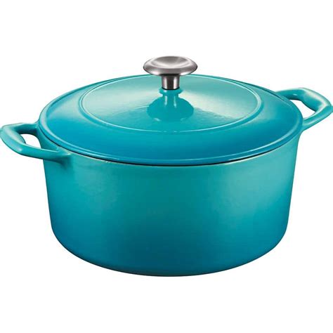 Tramontina Gourmet Enameled Cast Iron 5.5-Quart Dutch Oven Medium Blue 80131/036DS - Best Buy