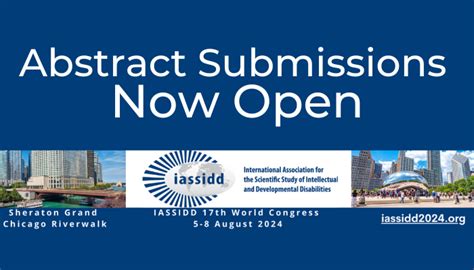 2024 Congress - Abstract Submissions Now Open! - IASSIDD