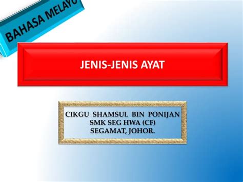 JENIS-JENIS AYAT | PPT