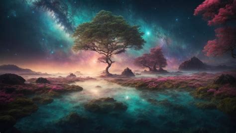 Premium AI Image | Enchanting 4K Mysterious Landscape Wallpaper