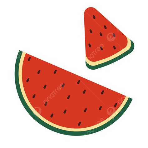 Sliced Watermelon Clipart Transparent PNG Hd, Cartoon Slice Of Watermelon, Watermelon, Cartoon ...