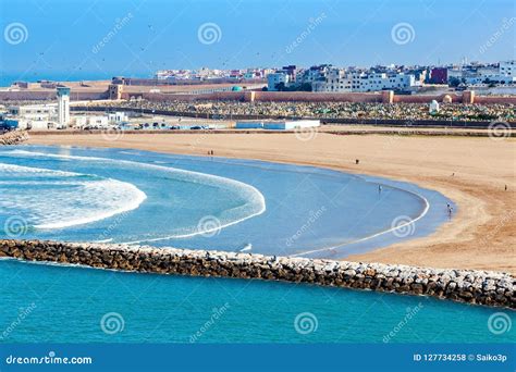 Rabat in Morocco stock photo. Image of beach, fort, ancient - 127734258