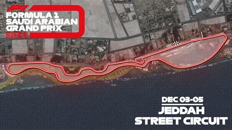 Jeddah F1 Circuit Map