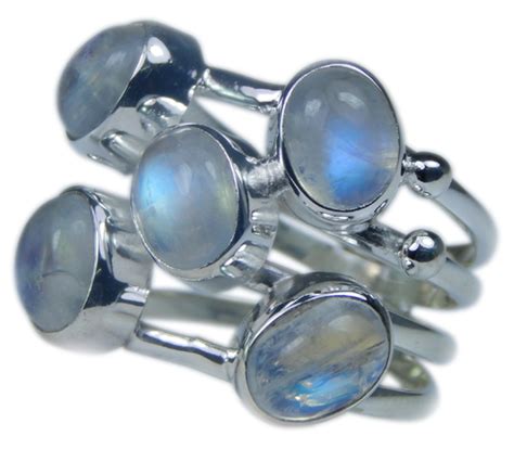 Moonstone Rings, Moonstone Silver Rings, Moonstone Engagement Rings ...