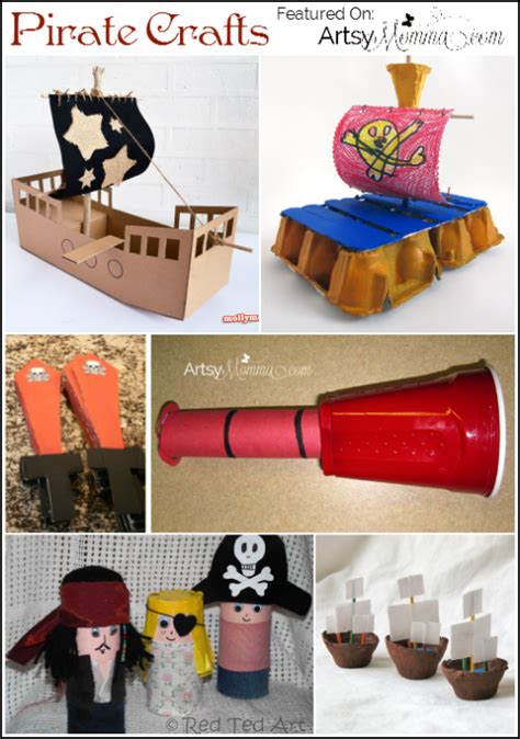 Talk Like a Pirate Day Crafts and Activities for Kids | Pirate crafts ...