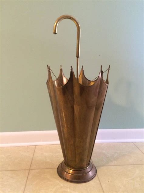 Vintage French Brass Umbrella Shaped Umbrella Stand at 1stdibs