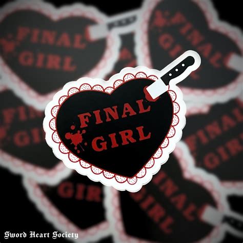 Final Girl Sticker Horror Movie Merch Vinyl Sticker Final - Etsy