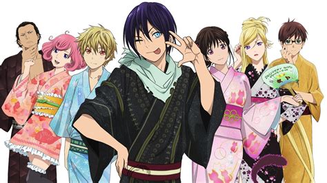 Noragami Kimono Crew HD Wallpaper