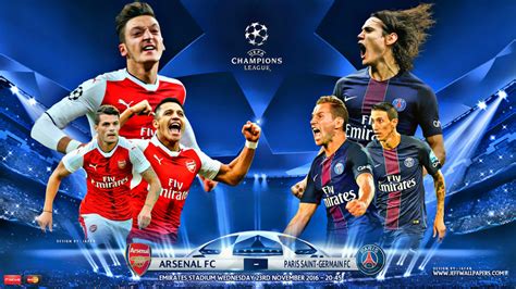 Arsenal vs Paris Saint-Germain Champions League by jafarjeef on DeviantArt