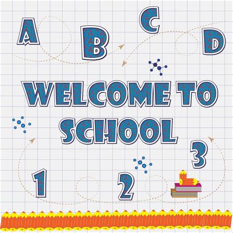 Back to school poster template 13657666 Vector Art at Vecteezy