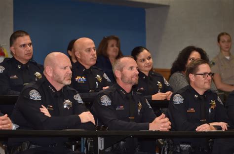 Anaheim PD’s new deputy chief sworn in, and his Modesto PD family is there for the big moment ...