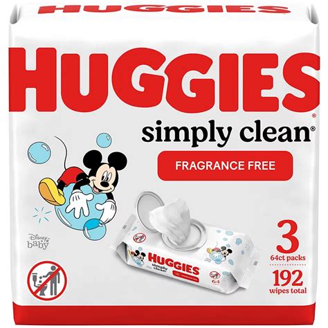 Huggies Simply Clean Fragrance Free Wipes - Shop Diapers & Potty at H-E-B