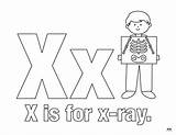 Xray Coloring Pages sketch template