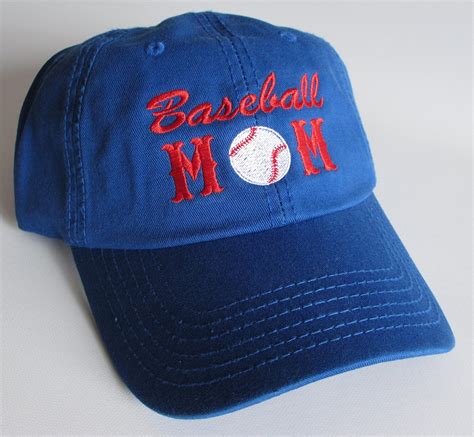 Custom embroidered hats / caps Baseball MOM | Etsy