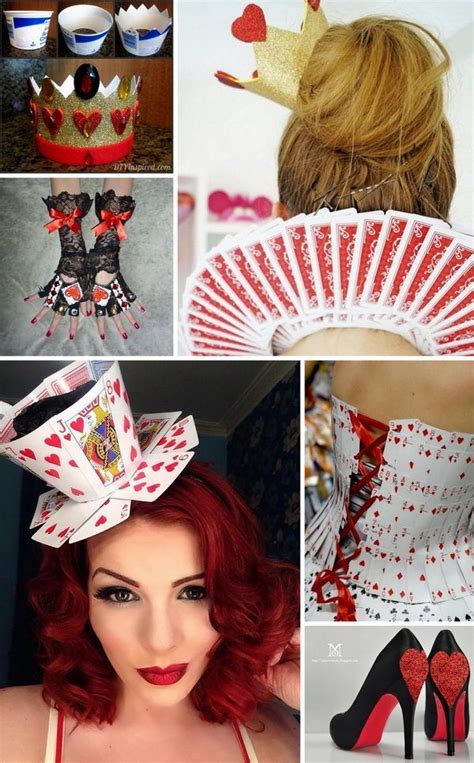 DIY Ideas | Alice in wonderland costume, Wonderland costumes, Queen of hearts costume