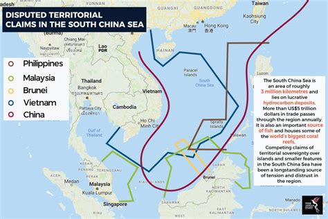 China South China Sea Territorial Claims Map / Territorial Claims In South China Sea Interactive ...