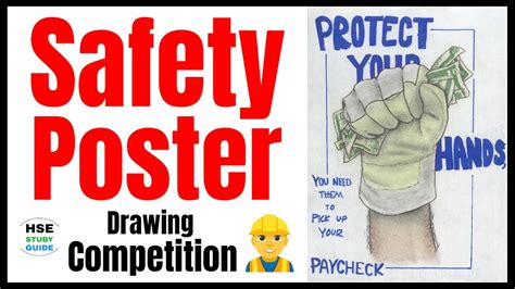 Safety Poster Drawing Competition || Workplace Safety Poster || Safety ...