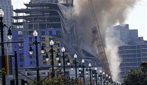 New Orleans Hard Rock Hotel demolition fails to topple crane ...