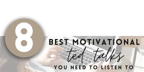 8 Best motivational ted talks you Need to listen - Sofia Success