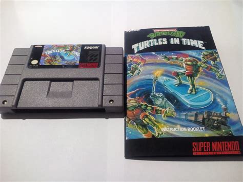 Turtles In Time SNES NTSC-US | Etsy