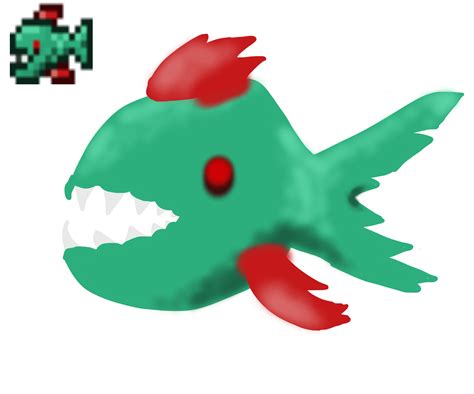 Drawing terraria enemies #57 Piranha : r/Terraria