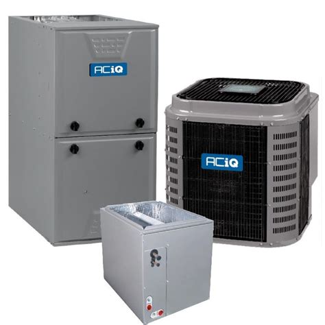 3 Ton 14 SEER 92% AFUE 60,000 BTU ACiQ Gas Furnace and Heat Pump System ...