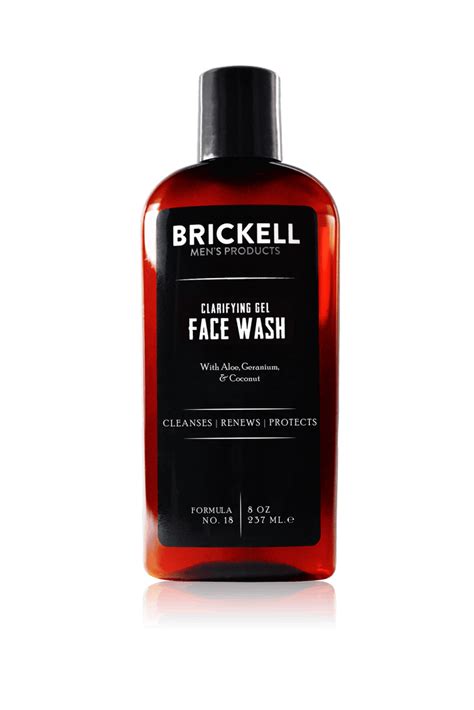 Best Natural Face Wash For Men with Oily Skin | Brickell Men's Products