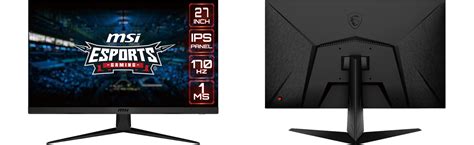 The MSI G2712 arrives with a 27" FHD IPS display and a 170Hz refresh rate