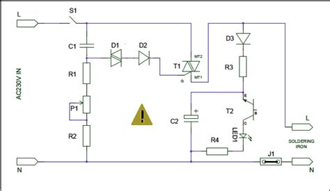 15 Simple Soldering Iron Circuit Diagram | Robhosking Diagram